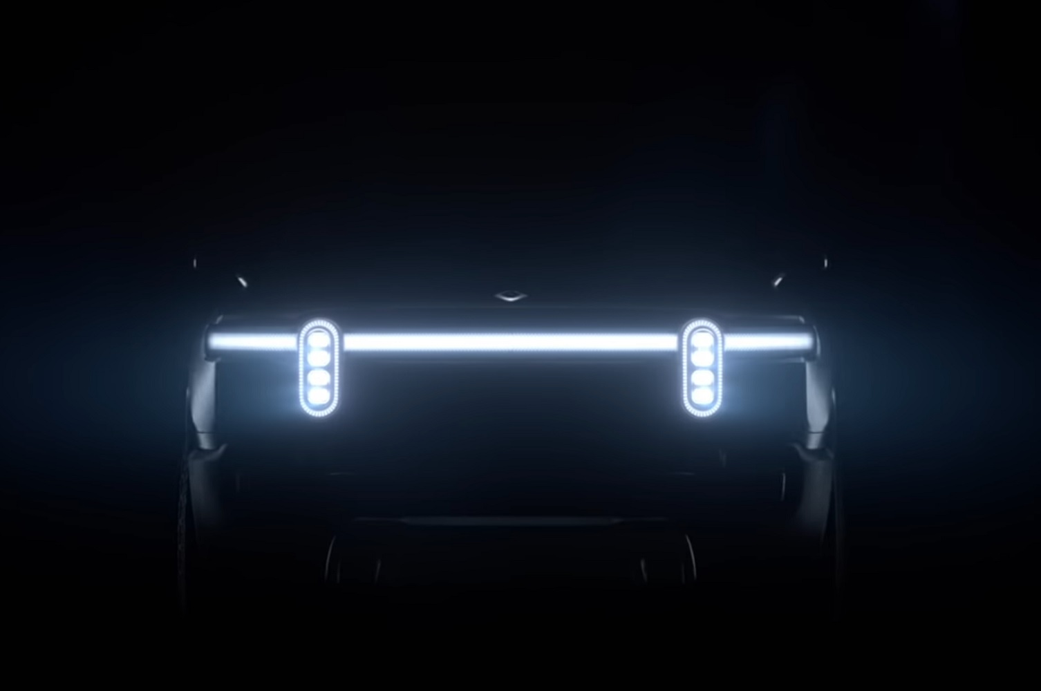 Rivian pickup truck teaser