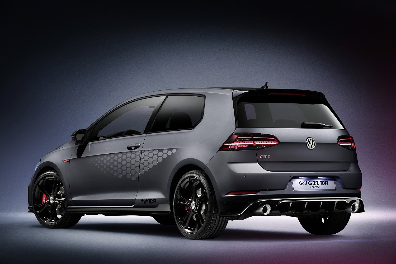 volkswagen gti tcr concept previews 290 horsepower hot hatch vw 3