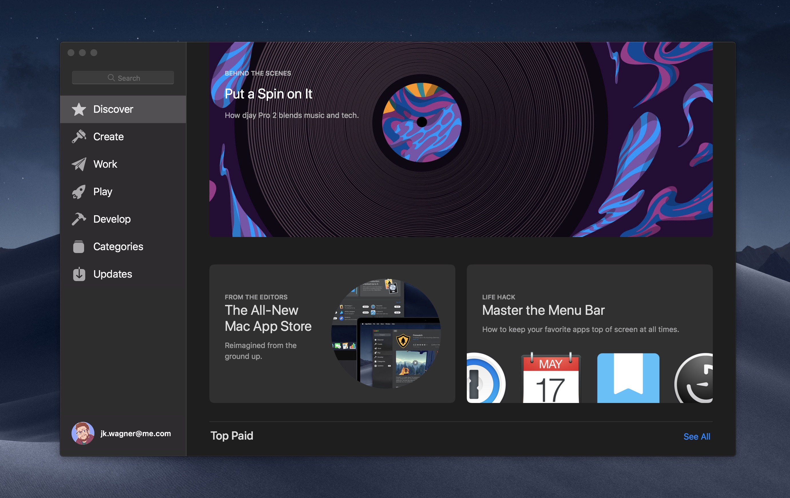 MacOS Mojave App Store