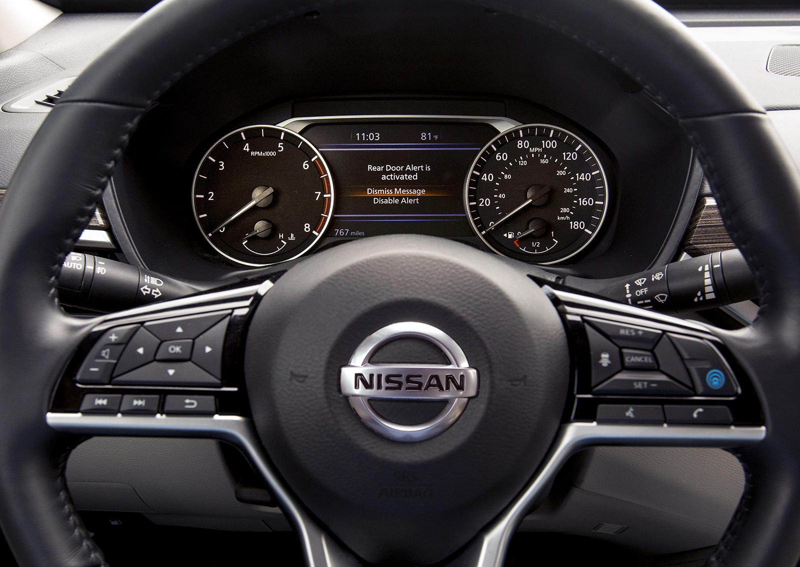 nissan wants no child or pet left behind in a hot car with rear door alert