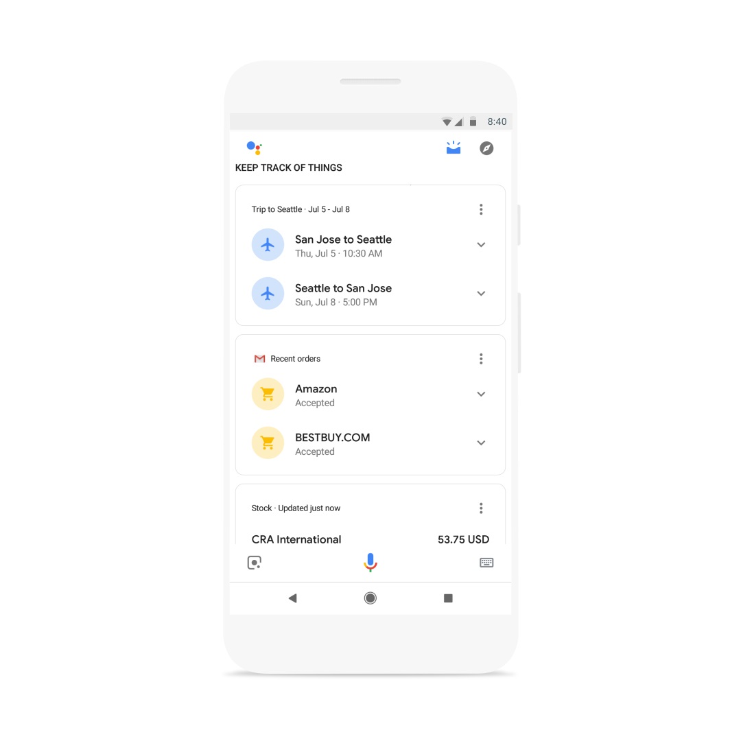 Google Assistant Visual Snapshot