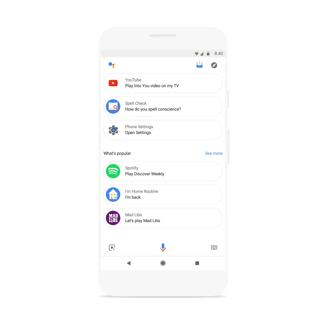 Google Assistant Visual Snapshot