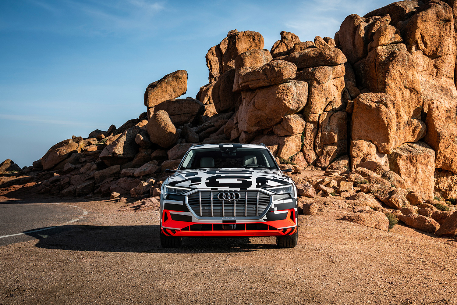 Audi E-Tron Electric SUV front