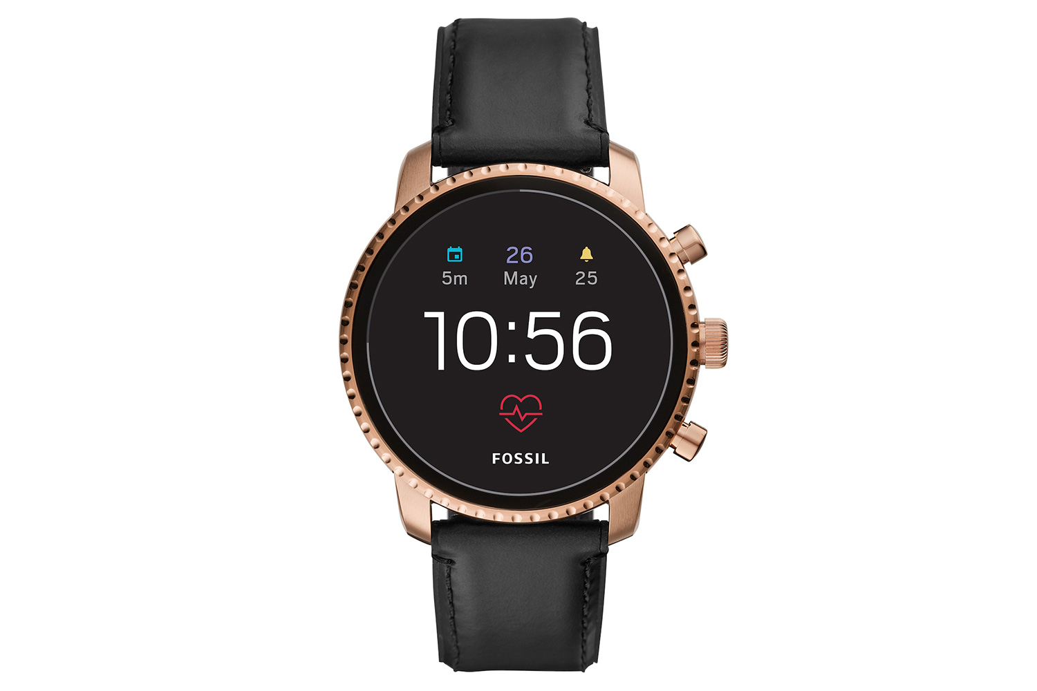 fossil q explorist hr venture news black 2