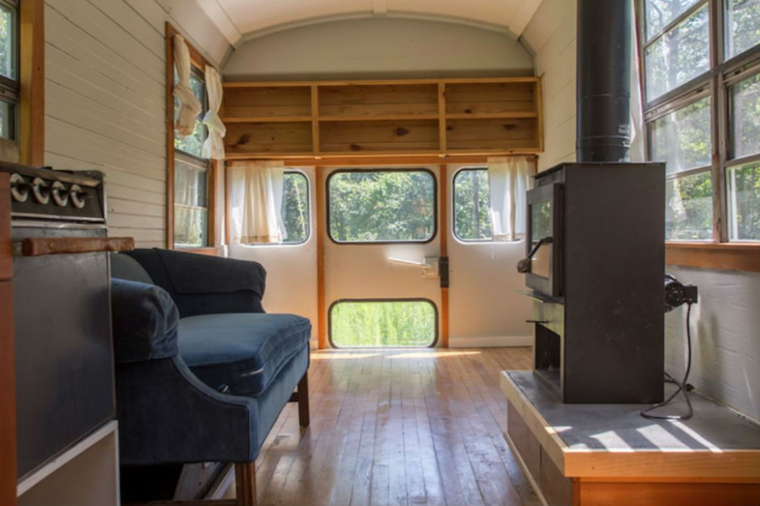 coolest bus to mobile home conversions thomasschoolbusinside