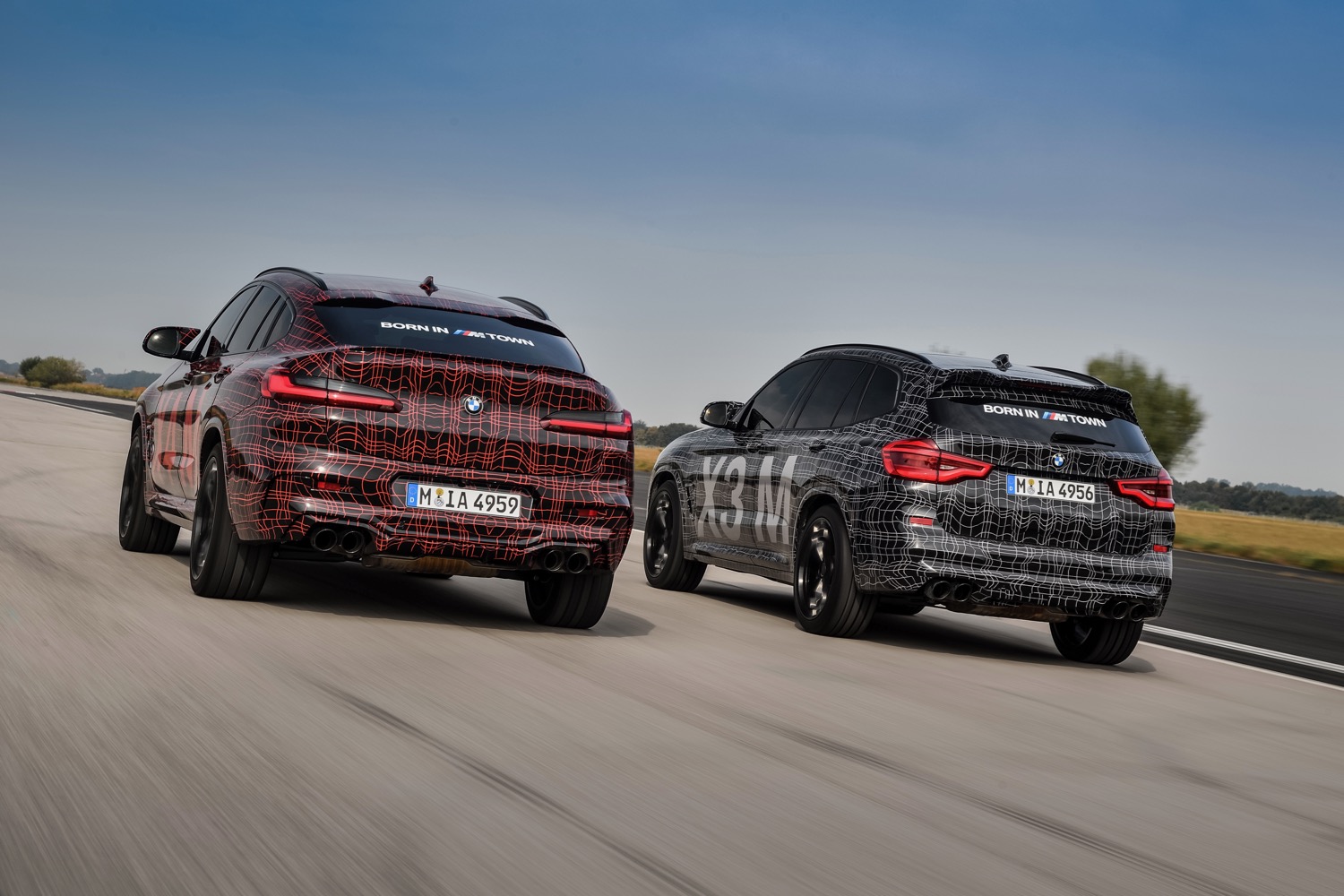 BMW X3 M and X4 M prototypes