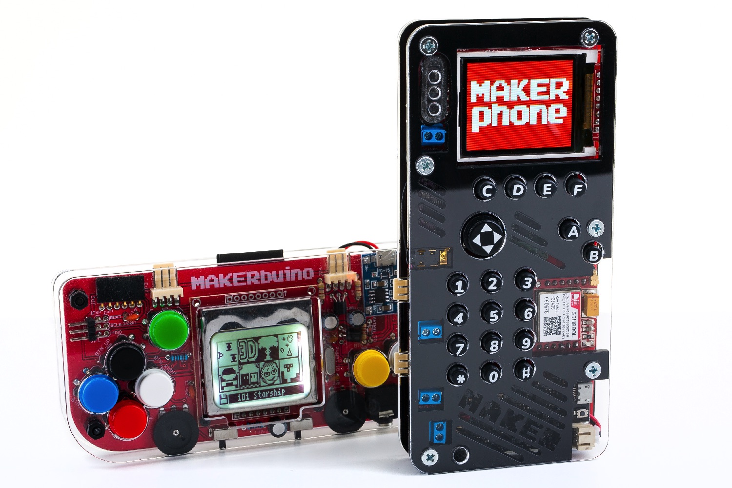 diy makerphone kickstarter maker phone and buino