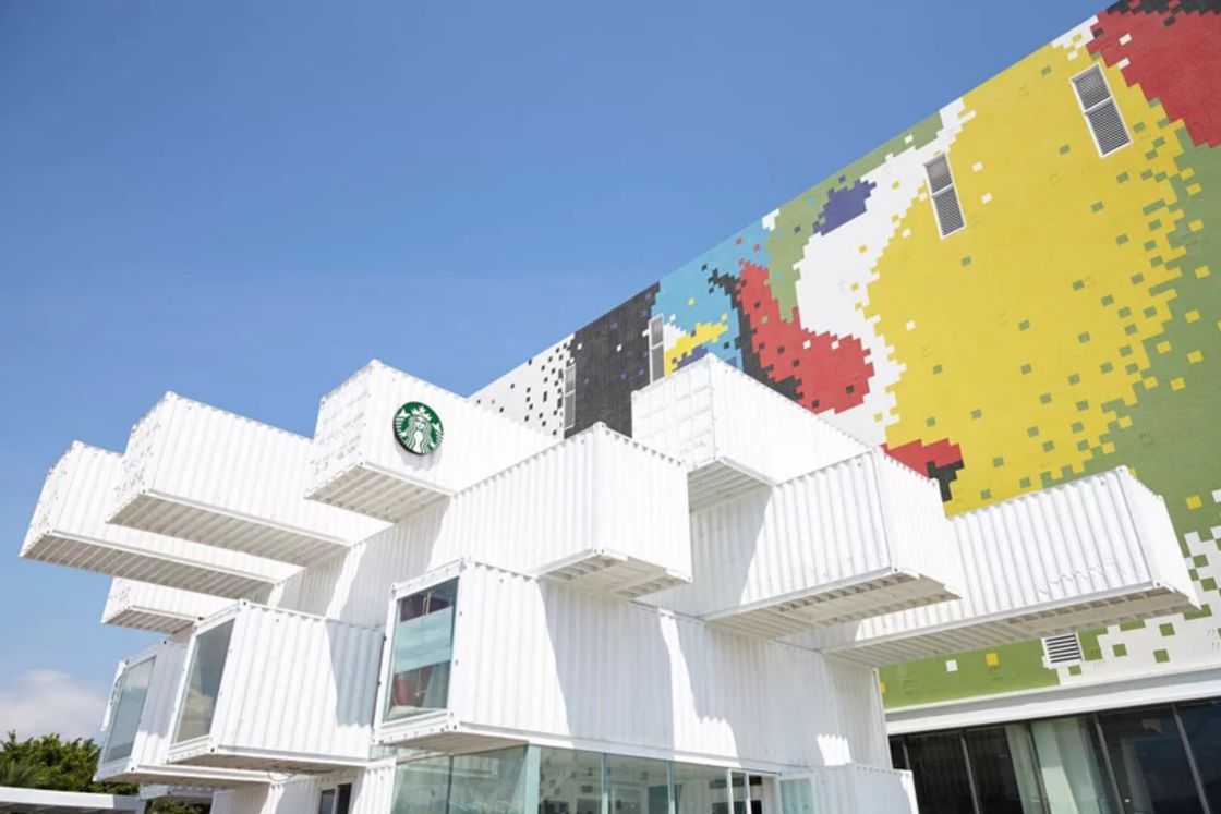 starbucks shipping containers taiwan starbucks2