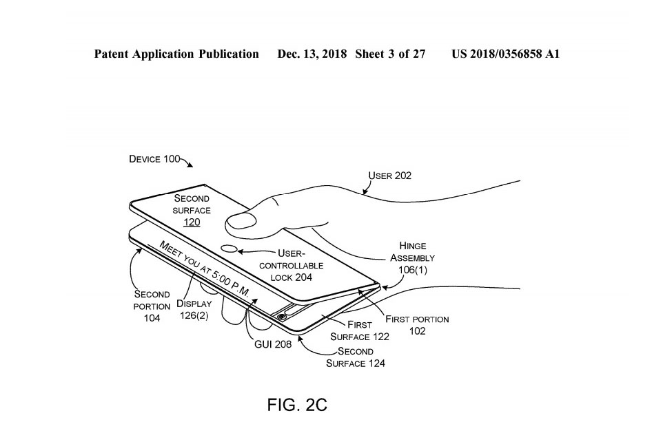 Microsoft Hinge Patent