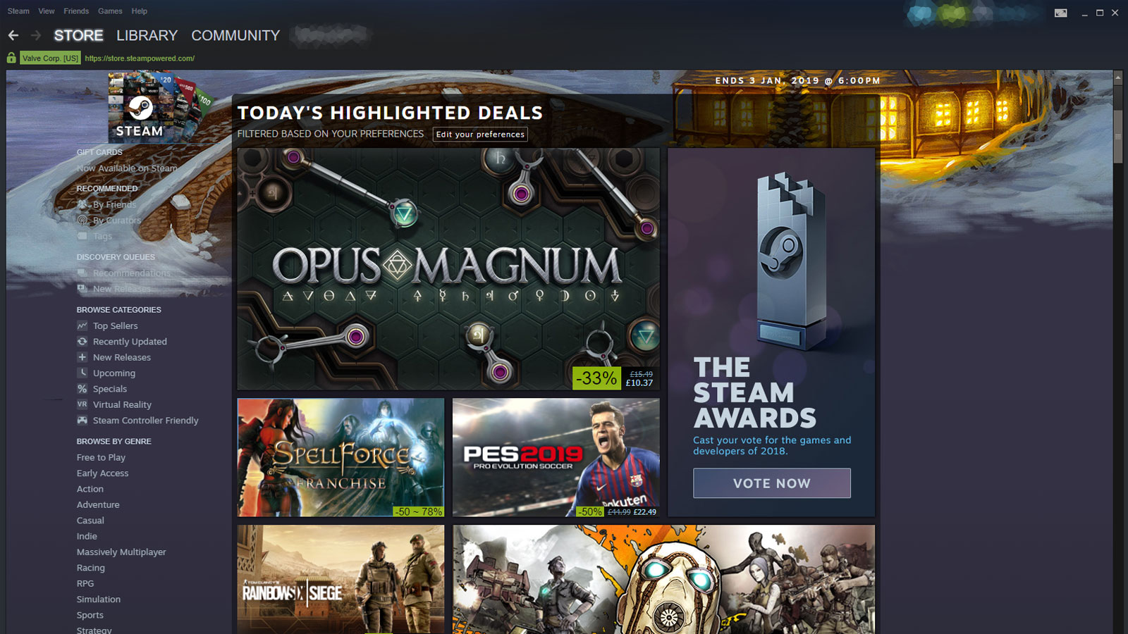 Steam store 2019