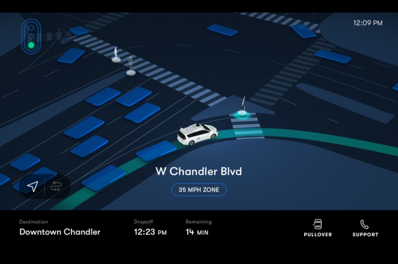 Waymo One screen shot