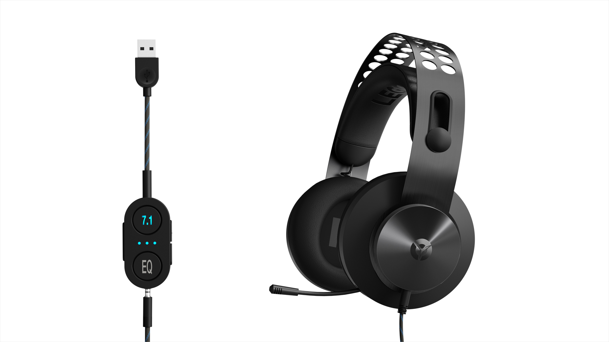 lenovo announce new legion gaming peripherals ces 2019 11 h500 control box  cable