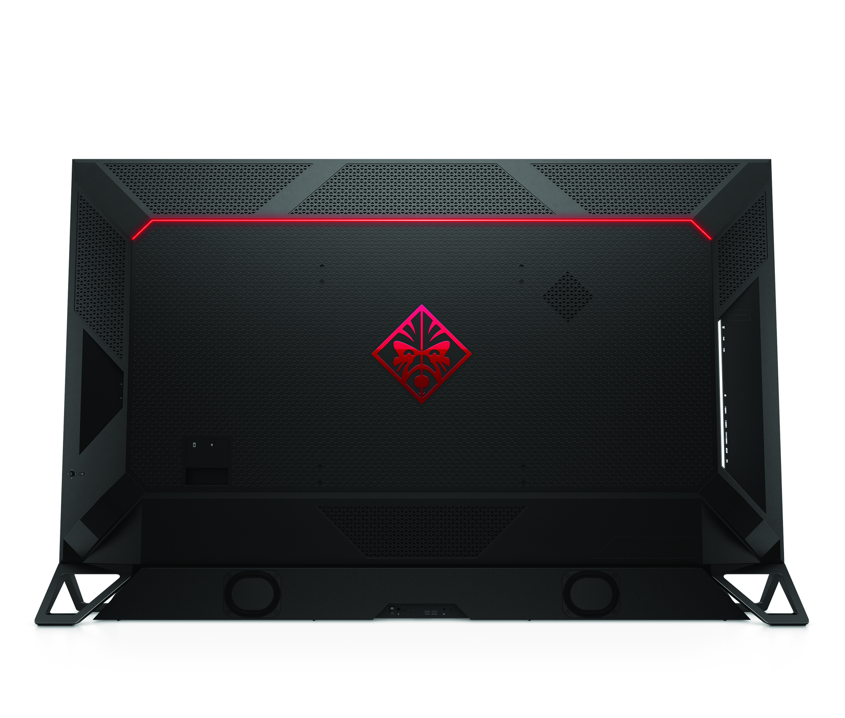 hp omen x emperium 65 with soundbar rear