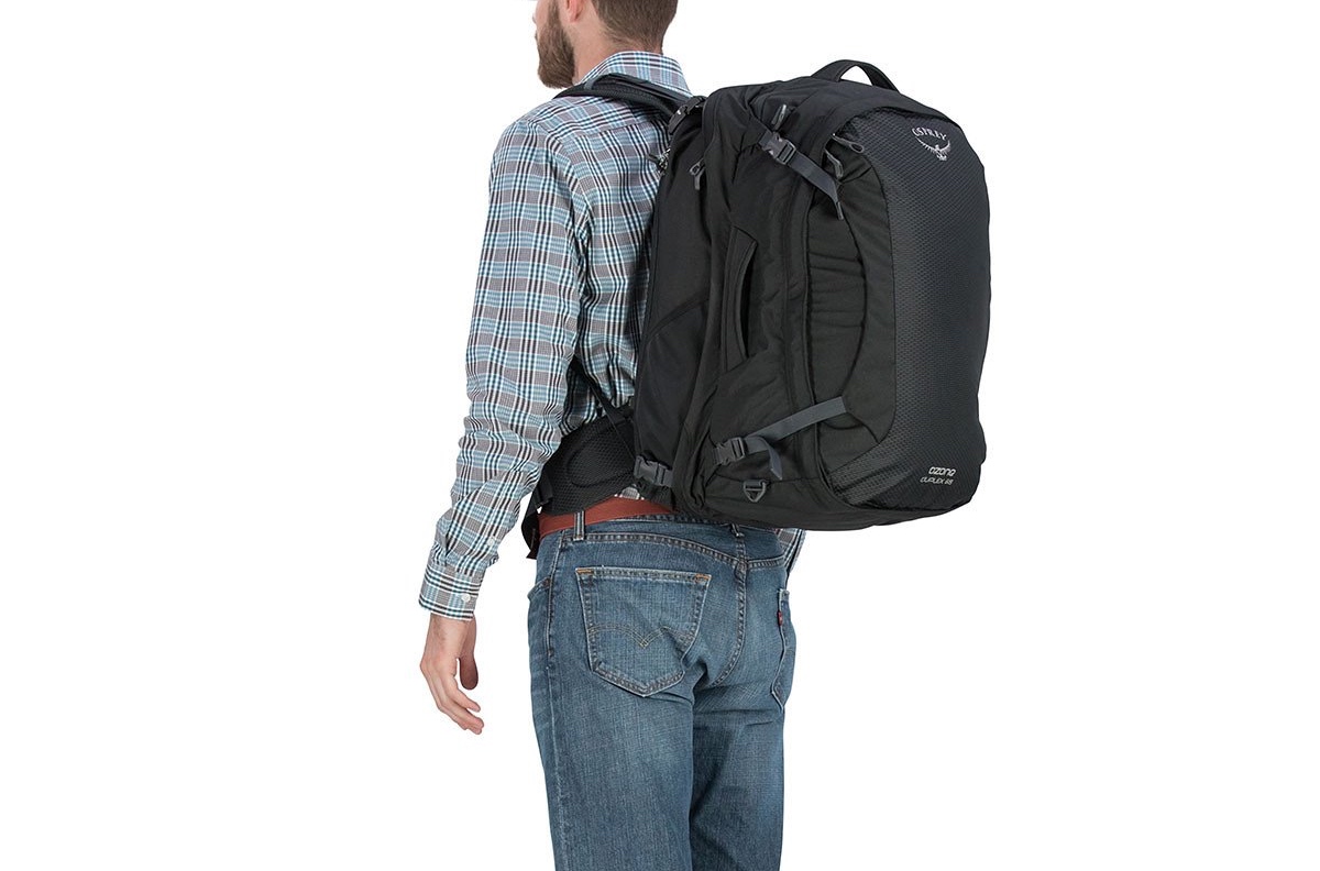 An Osprey Ozone Duplex backpack.