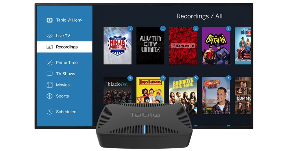 tablo commercial skip ces 2019 quad recordings appletv insitu