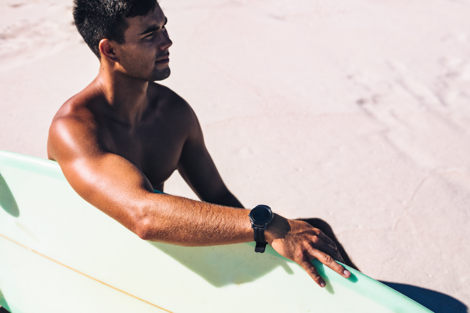 ticwatch e2 s2 announced ces 2019 beach man