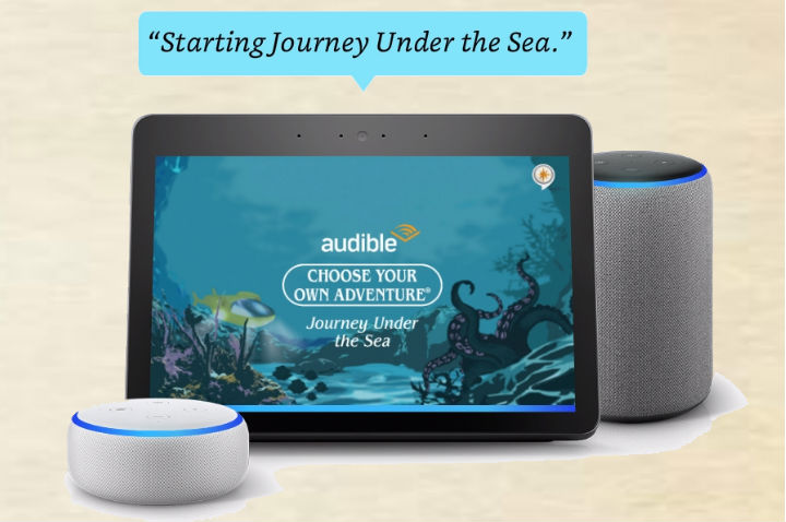 audible presents interactive adventure stories on alexa cyoa banner