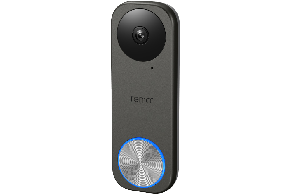 remo remobell s video doorbell  warm dark gray 2