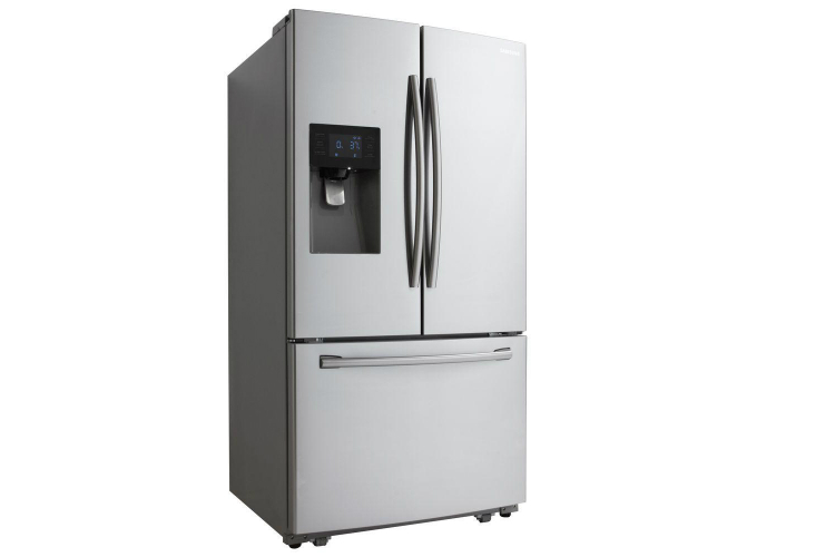 home depot chops samsung and lg french door fridge prices  24 6 cu ft refrigerator in stainless steel model rf263beaesr 03