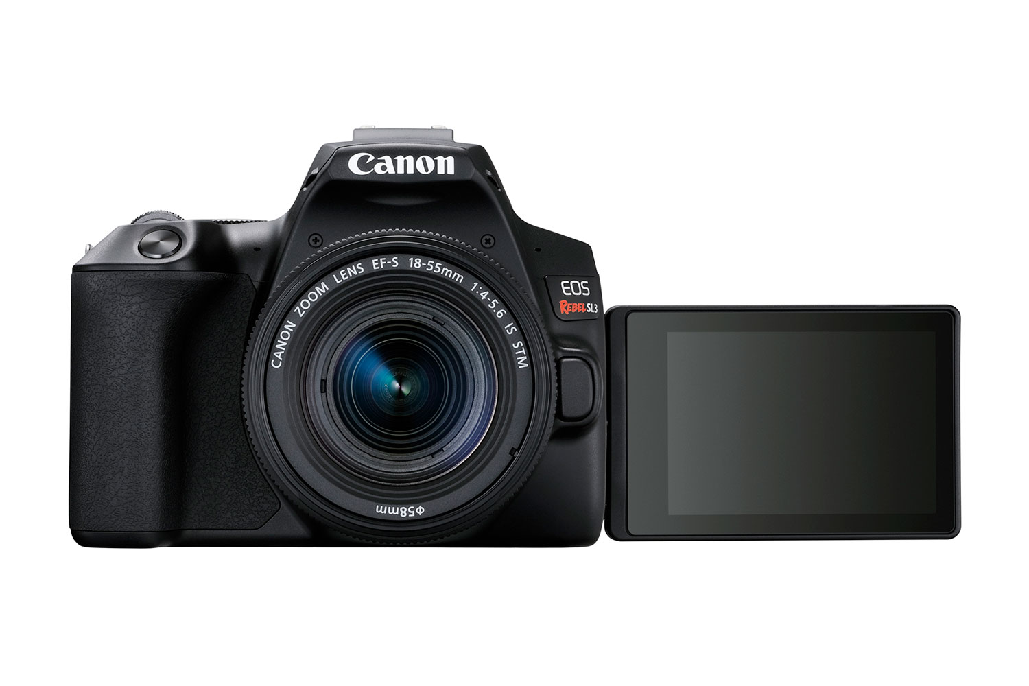 canon eos rebel sl3 news black front vari angle screen