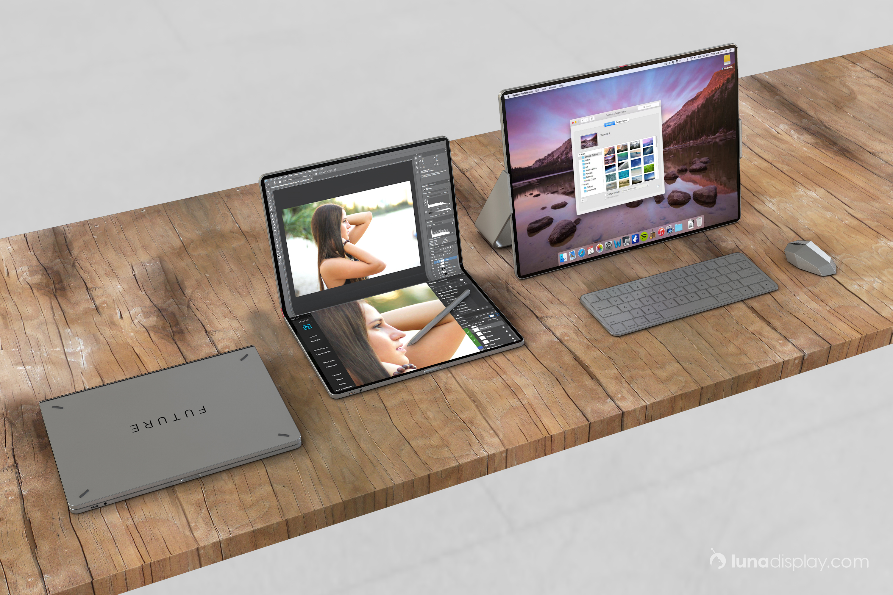 Luna Display Concept foldable mac