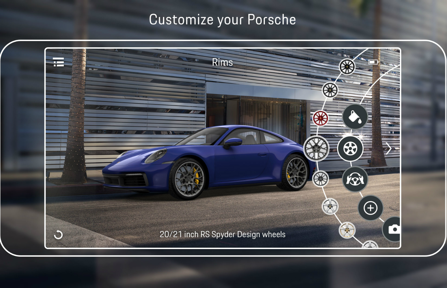 porsch augmented reality app porsche visualizer 4