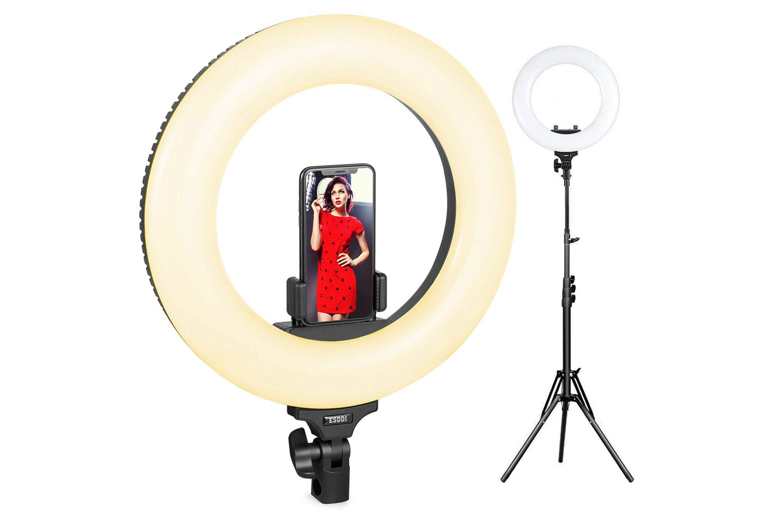 Ring Light ESDDI 14inch Outer Adjustable Color Temperature 3200K-5600K with Stand 1