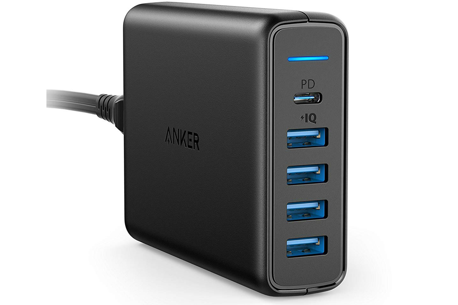 amazon daily deals on anker iphone wireless chargers usb c wall charger premium 60w 5 port desktop with one 30w power deliver