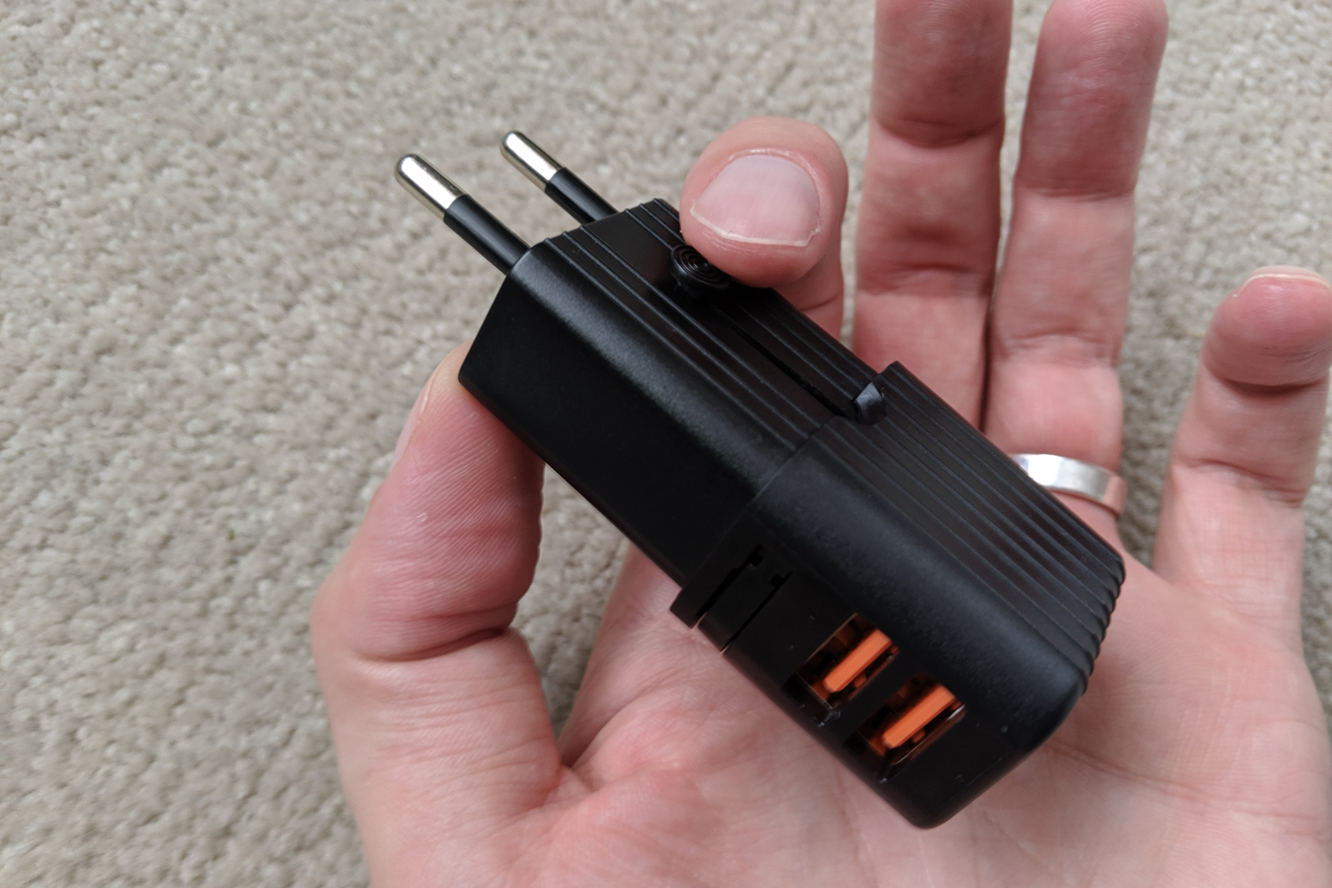 Evo Global Travel Adapter offers plenty of options.