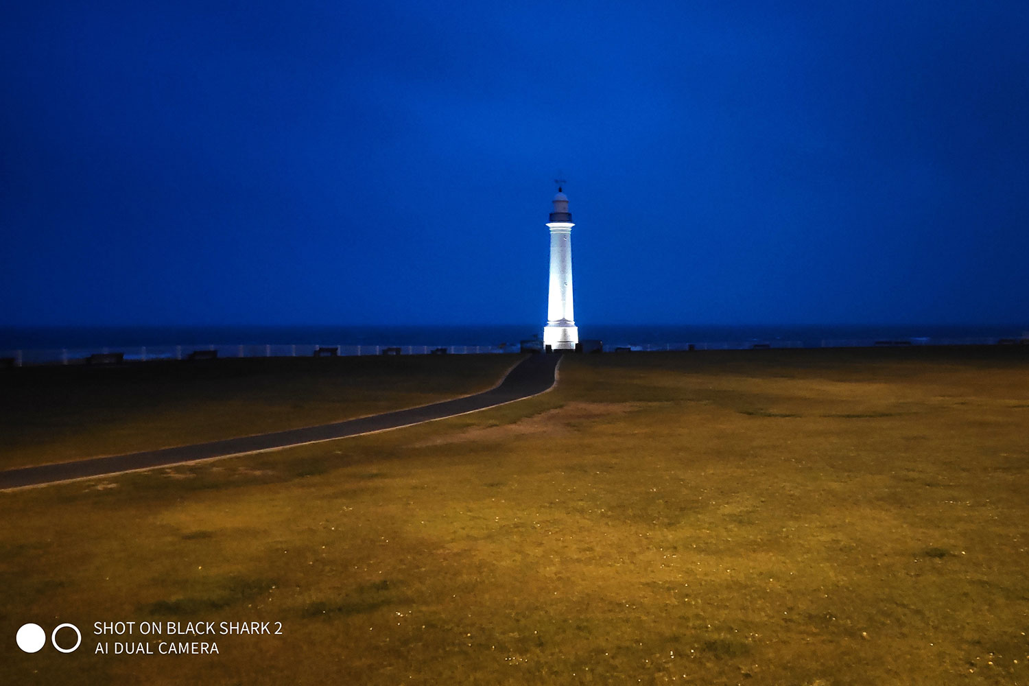 black shark 2 review camera sample  low light lighthouse