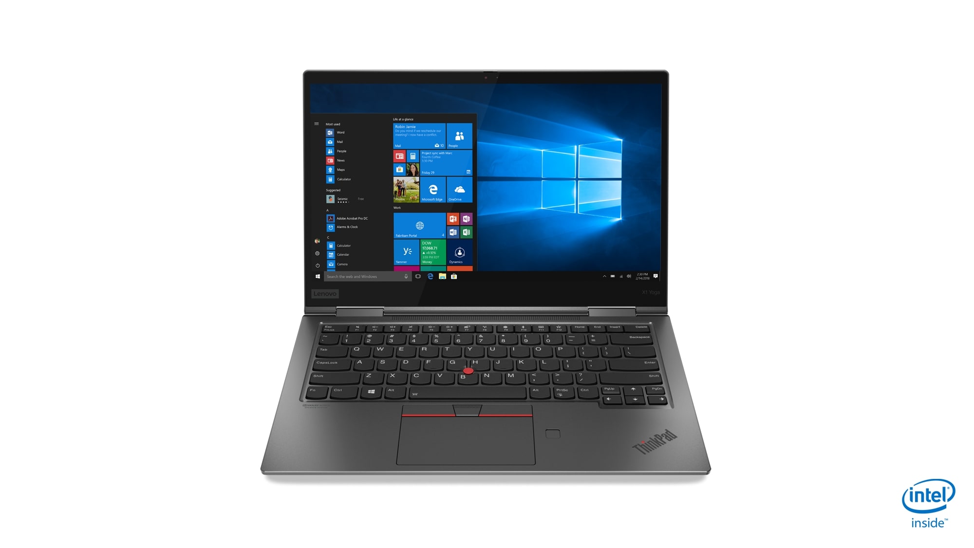 lenovo annouces new thinkpads with 10th gen cometlake 03 x1 yoga hero front facing jd