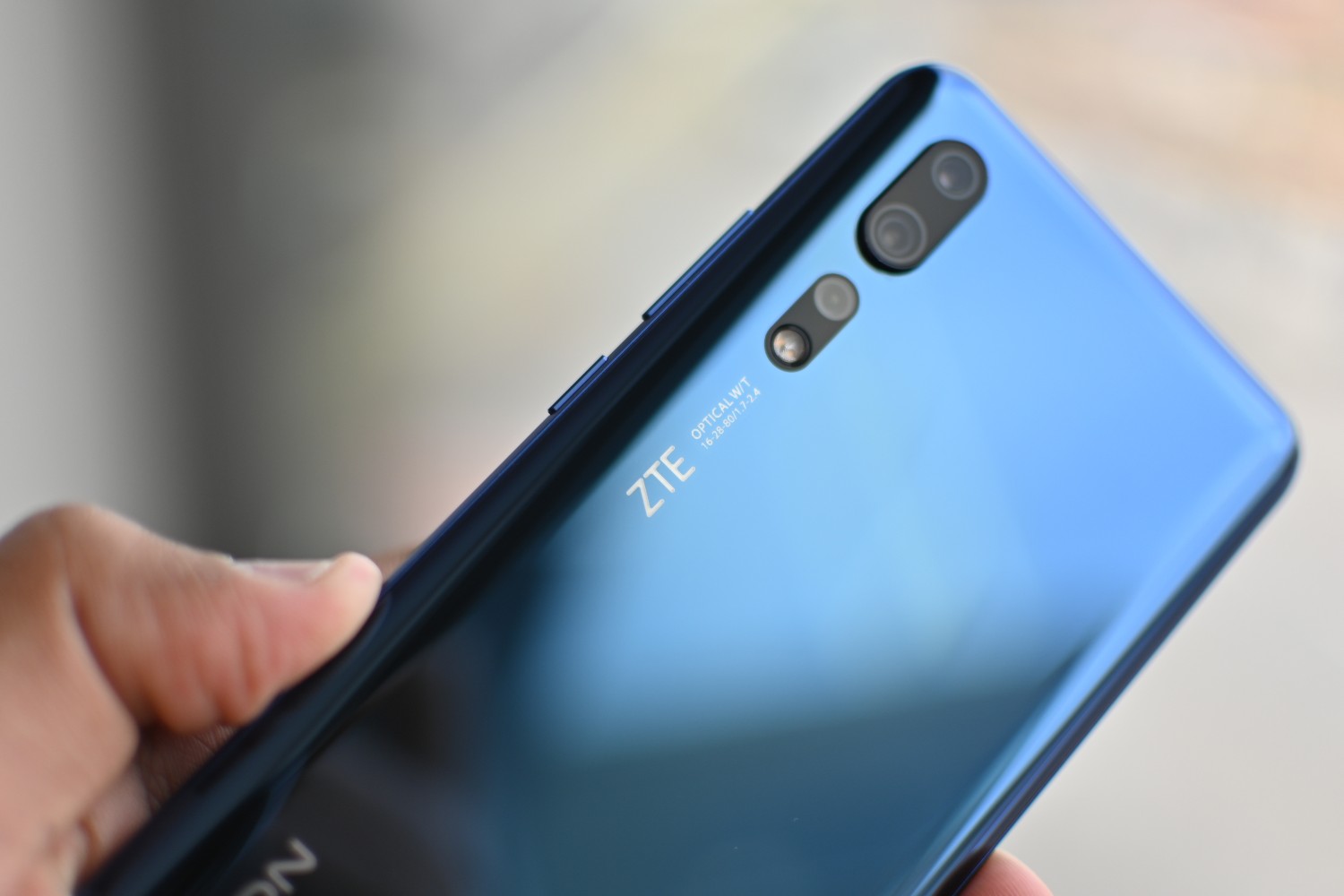 ZTE Axon 10 Pro camera ZTE logo