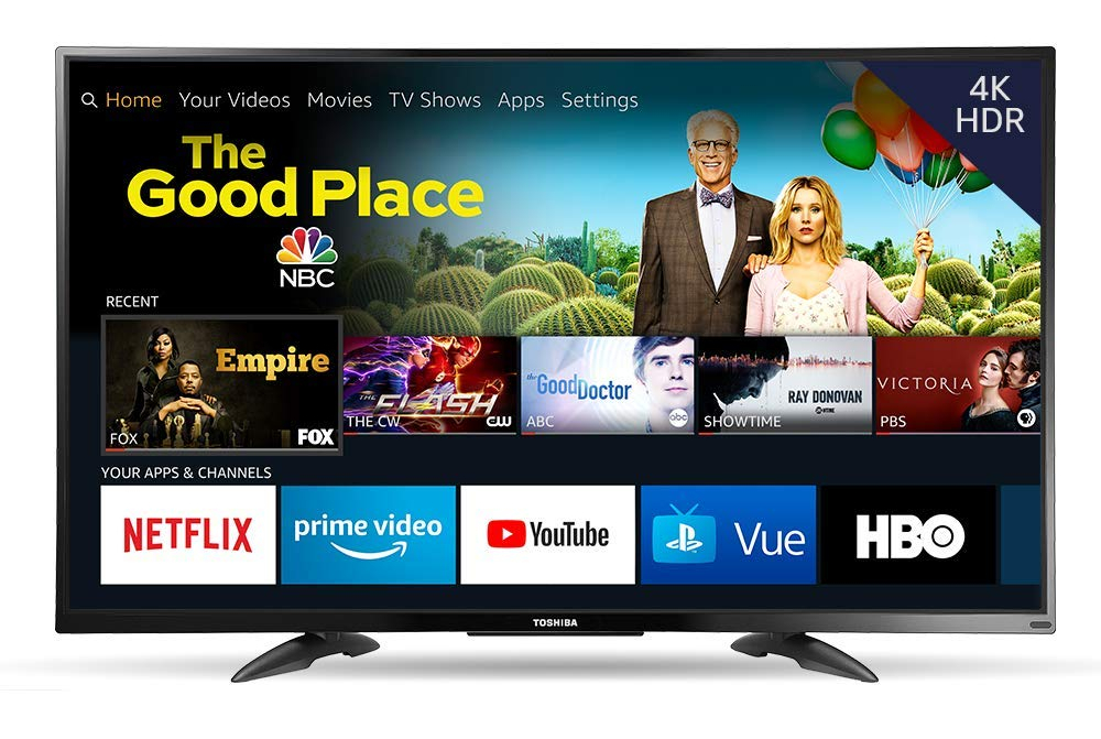 amazon fire tv sale on streaming media sticks dvrs and smart toshiba 50lf711u20 50 inch 4k ultra hd led hdr  edition 1