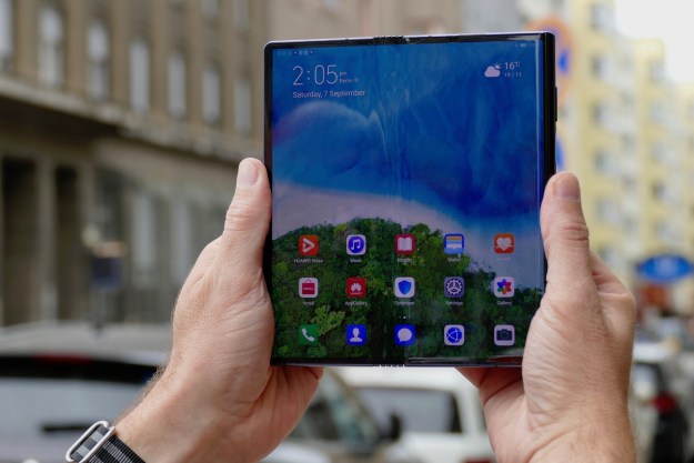 huawei mate x review unfolded front