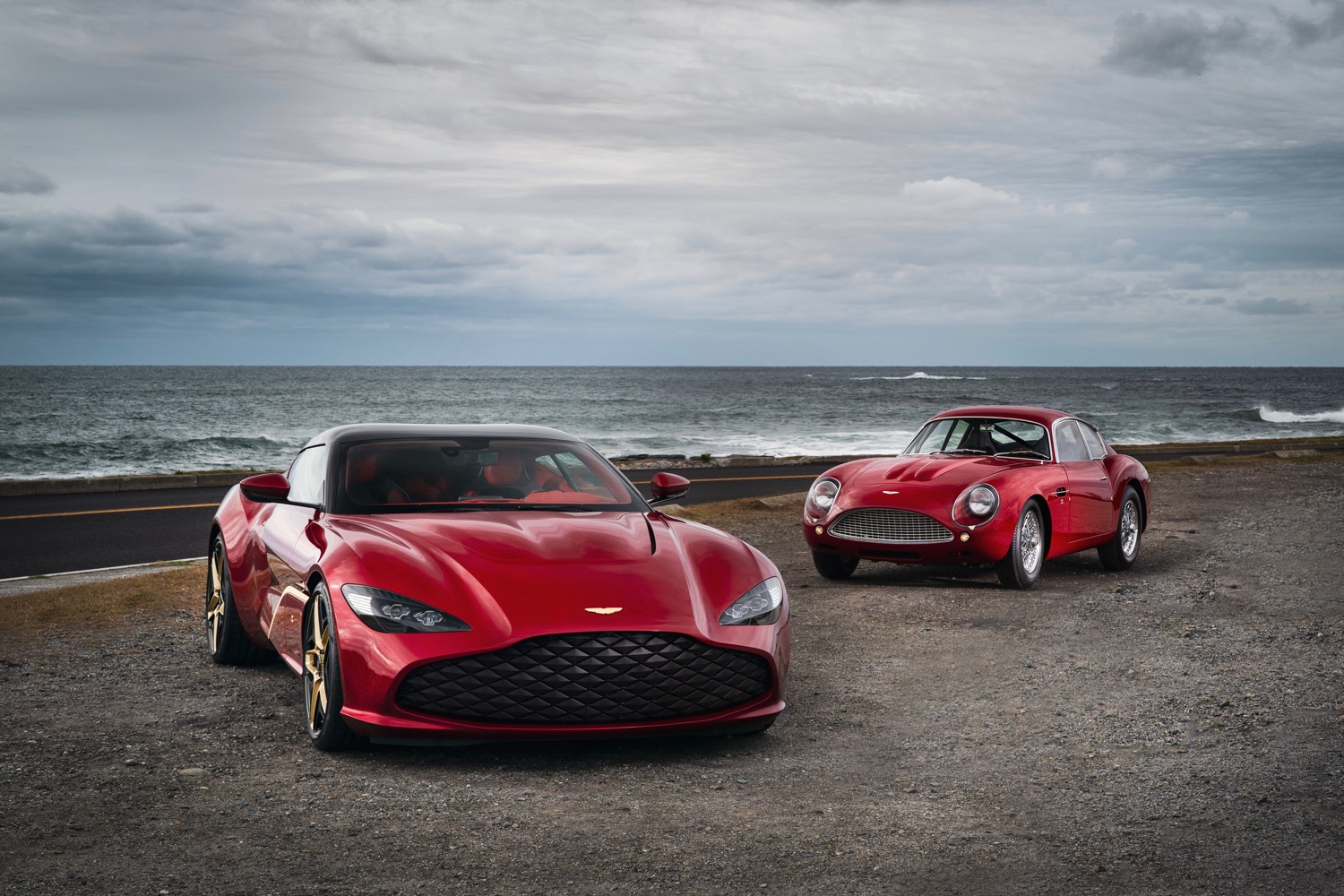 aston martin dbs gt zagato comes with a classic car and db4