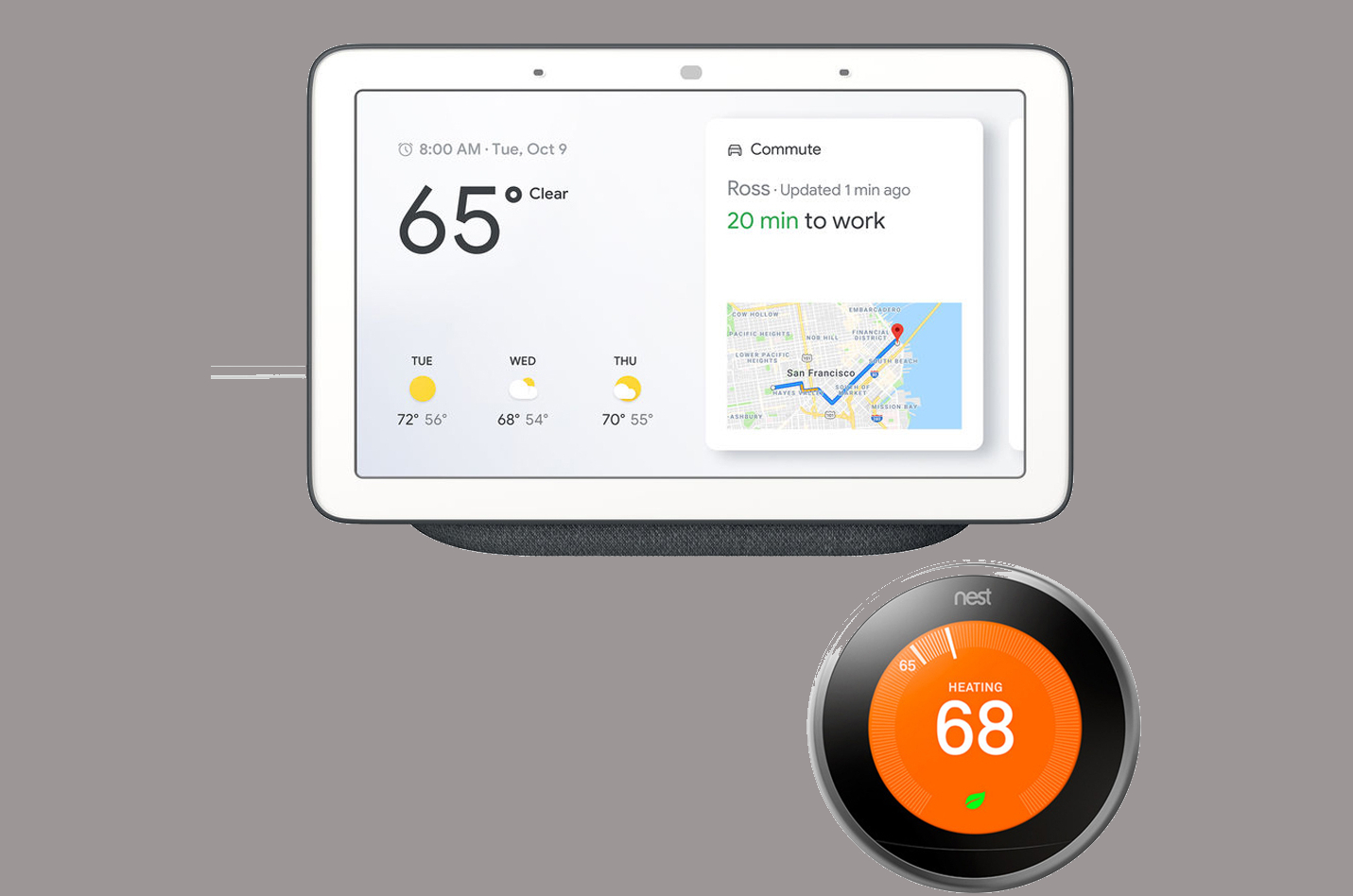 walmart drops prices on google home hub with nest thermostat and security camera assistant learning 01