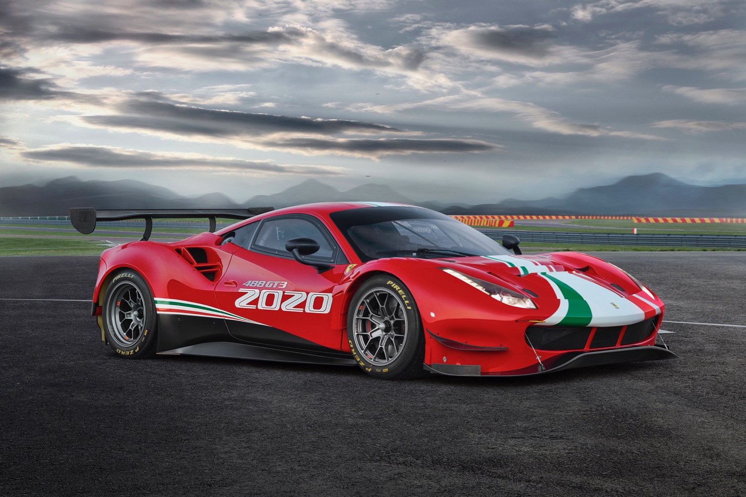 ferrari 488 gt3 evo race car photos and specs