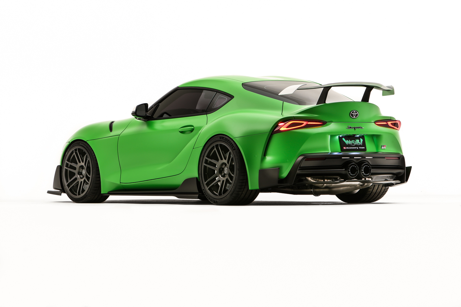 toyota displaying eight supra based builds at sema 2019 grsupra wasabi 02