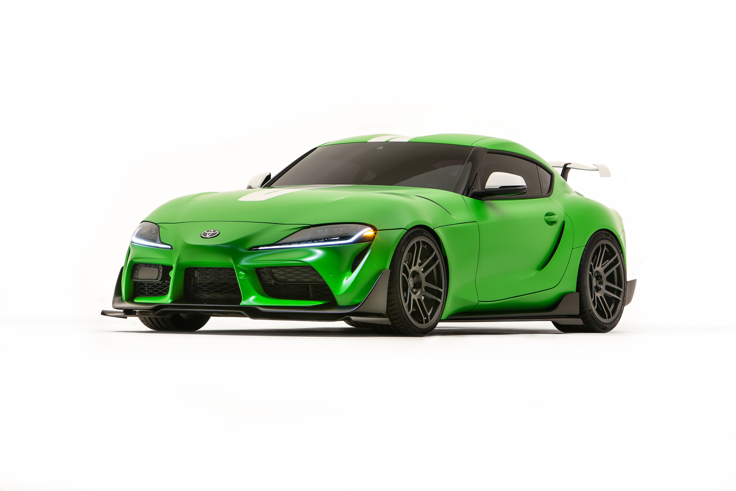 toyota displaying eight supra based builds at sema 2019 grsupra wasabi 03