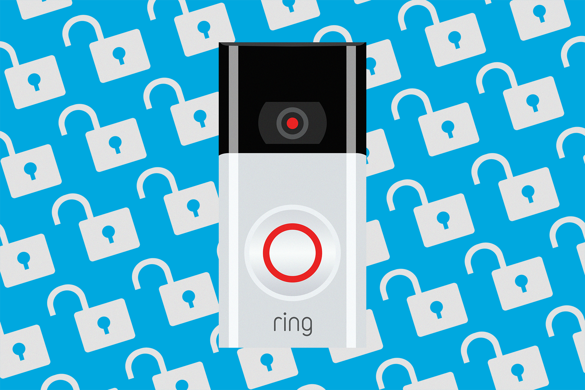 ring door bell illustration