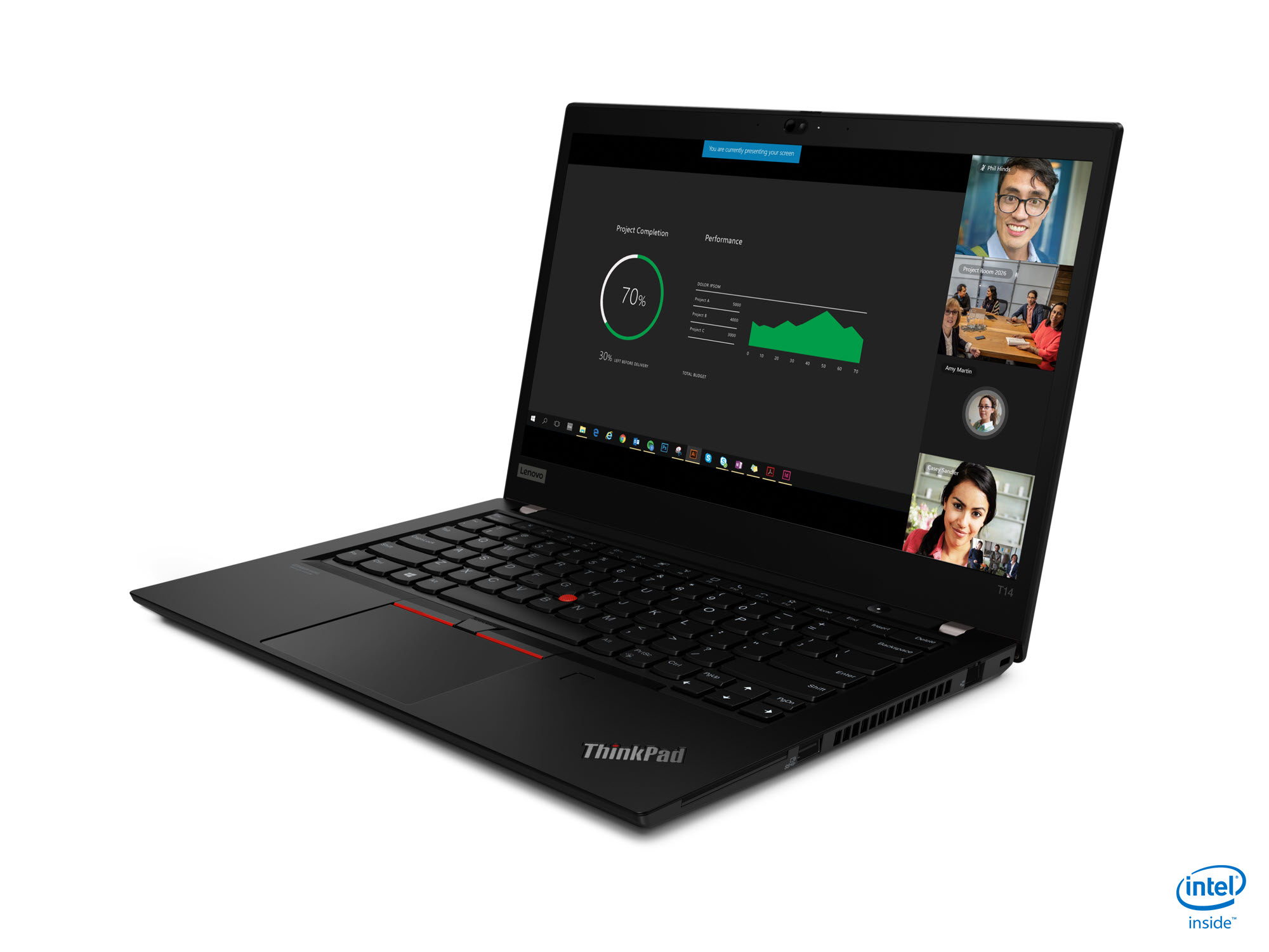 lenovo announces new thinkpad l x and t models for 2020 04 t14 hero front facing left