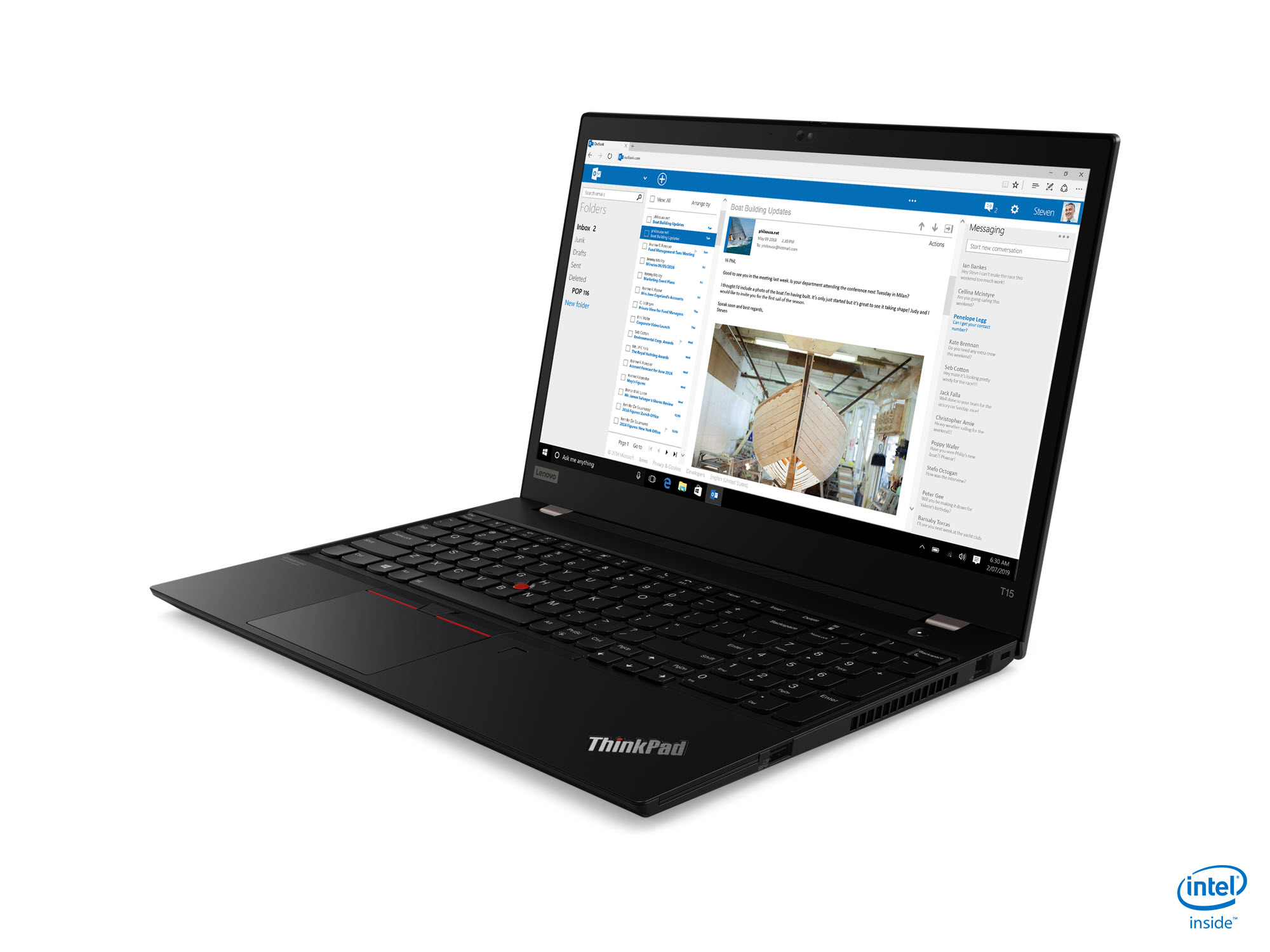 lenovo announces new thinkpad l x and t models for 2020 04 t15 hero front facing left