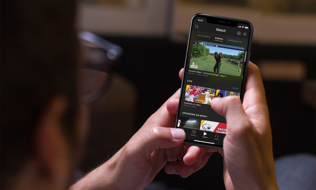 ESPN+ app on a movile device.