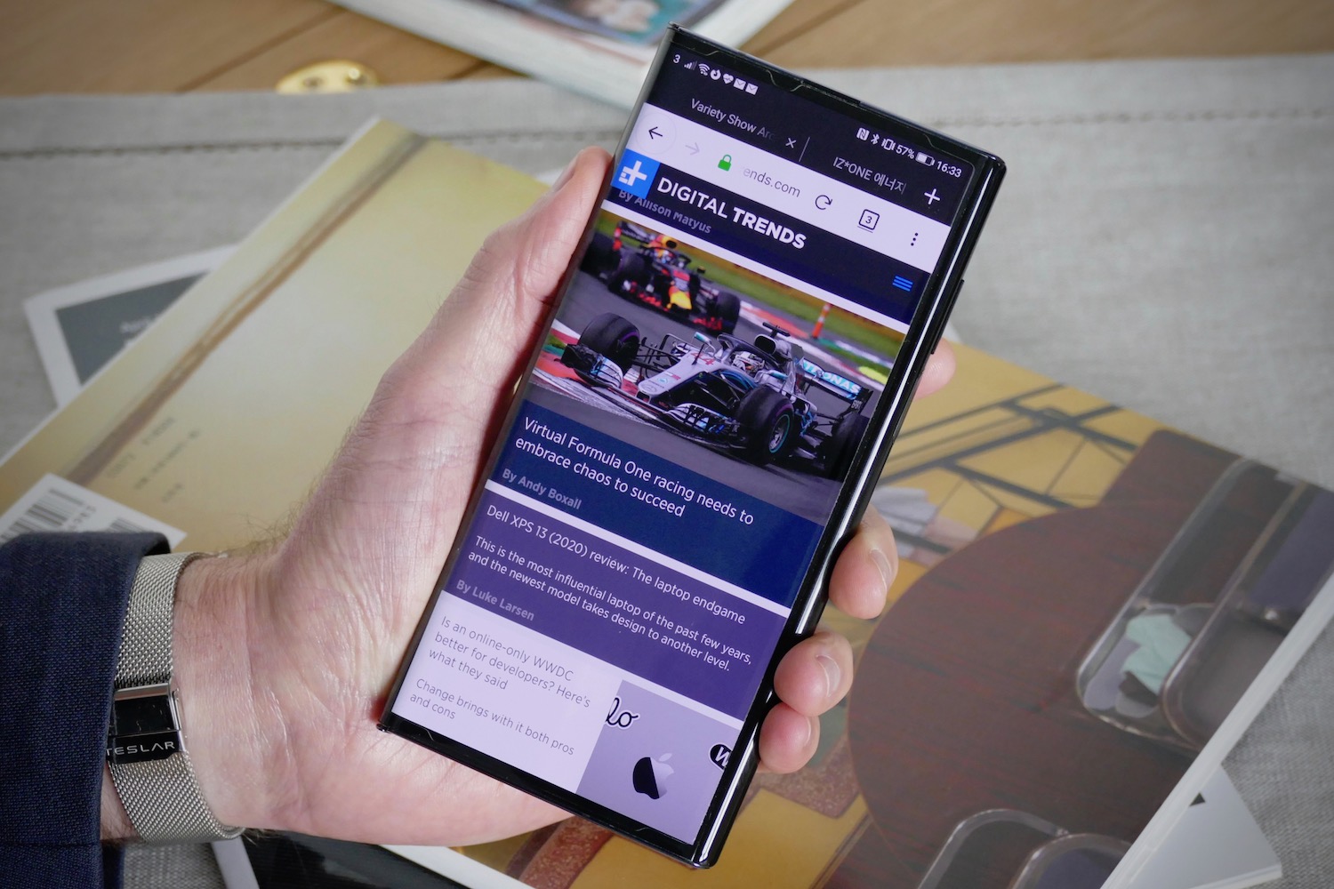 huawei mate xs review browser