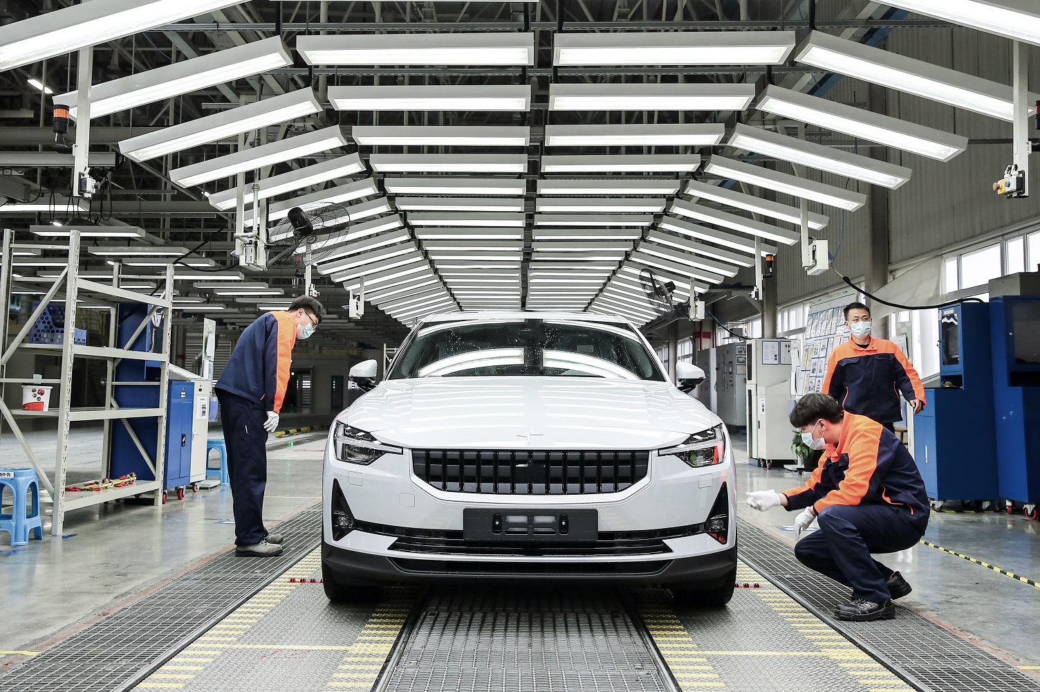 Polestar 2 production line