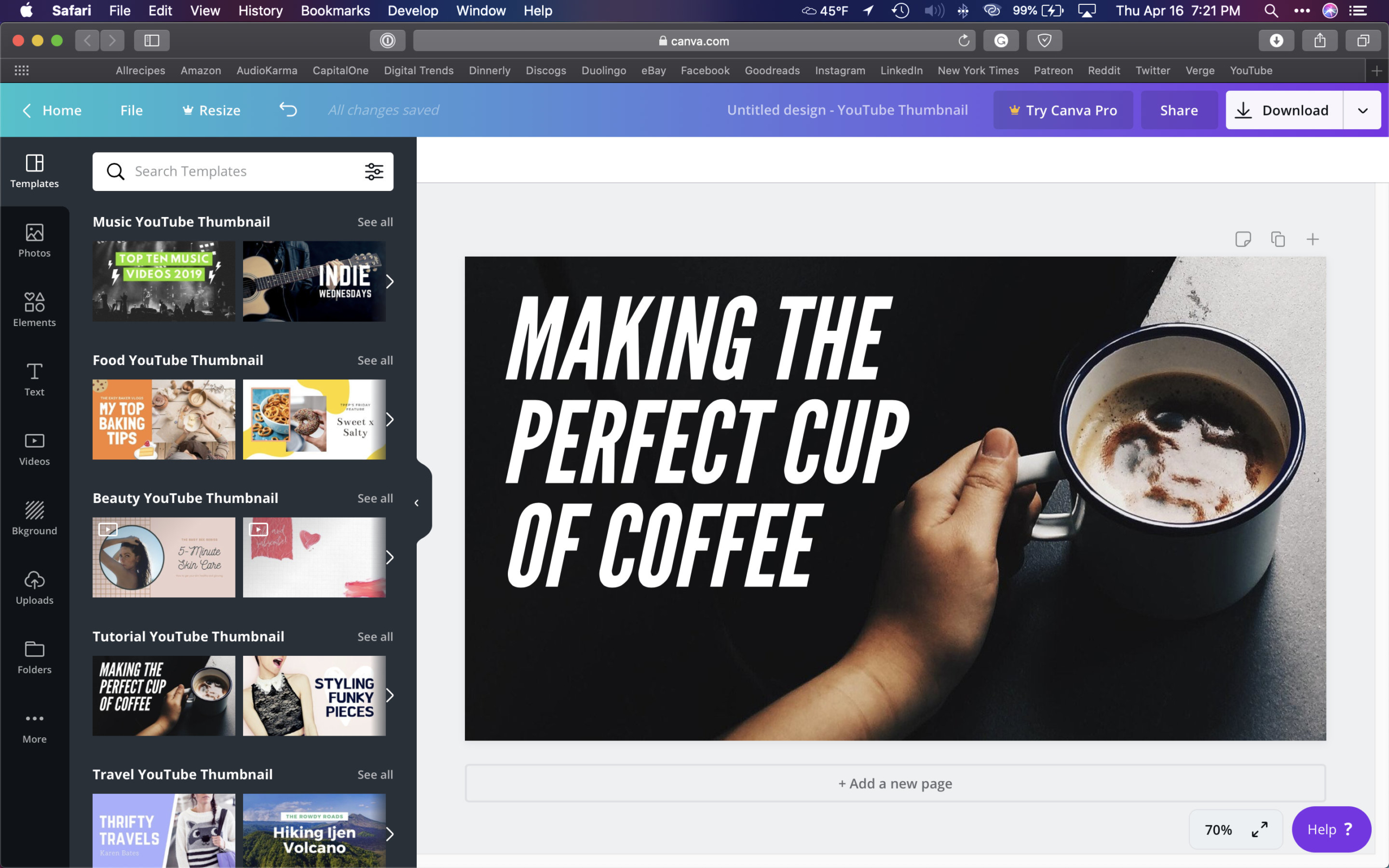 Canva YouTube Templates