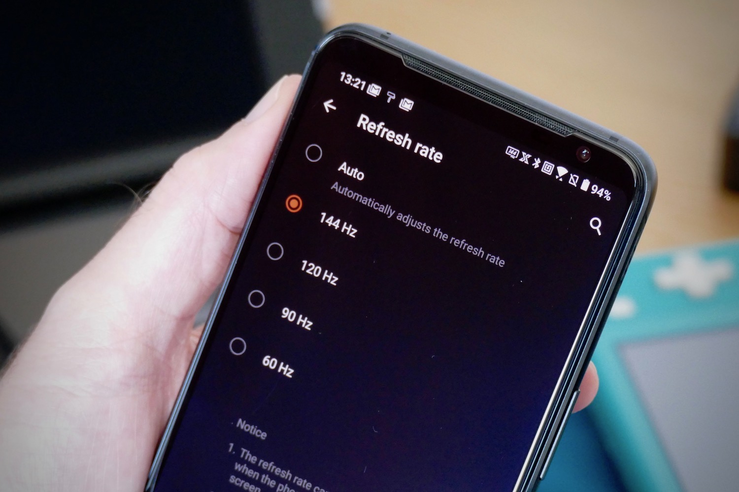 asus rog phone 3 review refresh rate