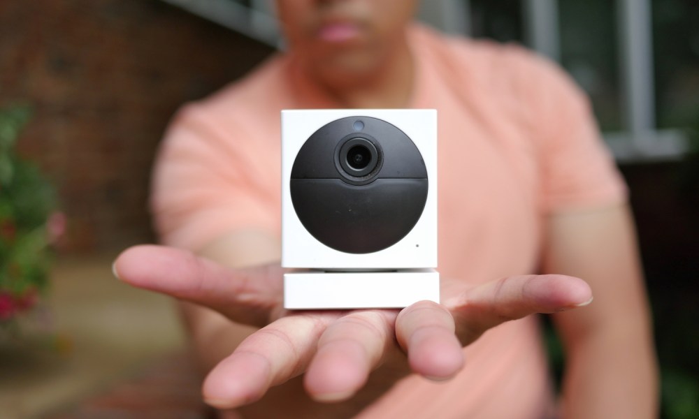 Wyze Cam Outdoor in hand