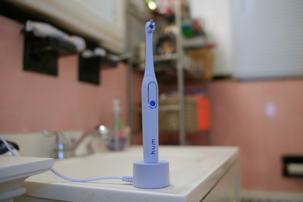 Hum by Colgate Smart Toothbrush on ledge