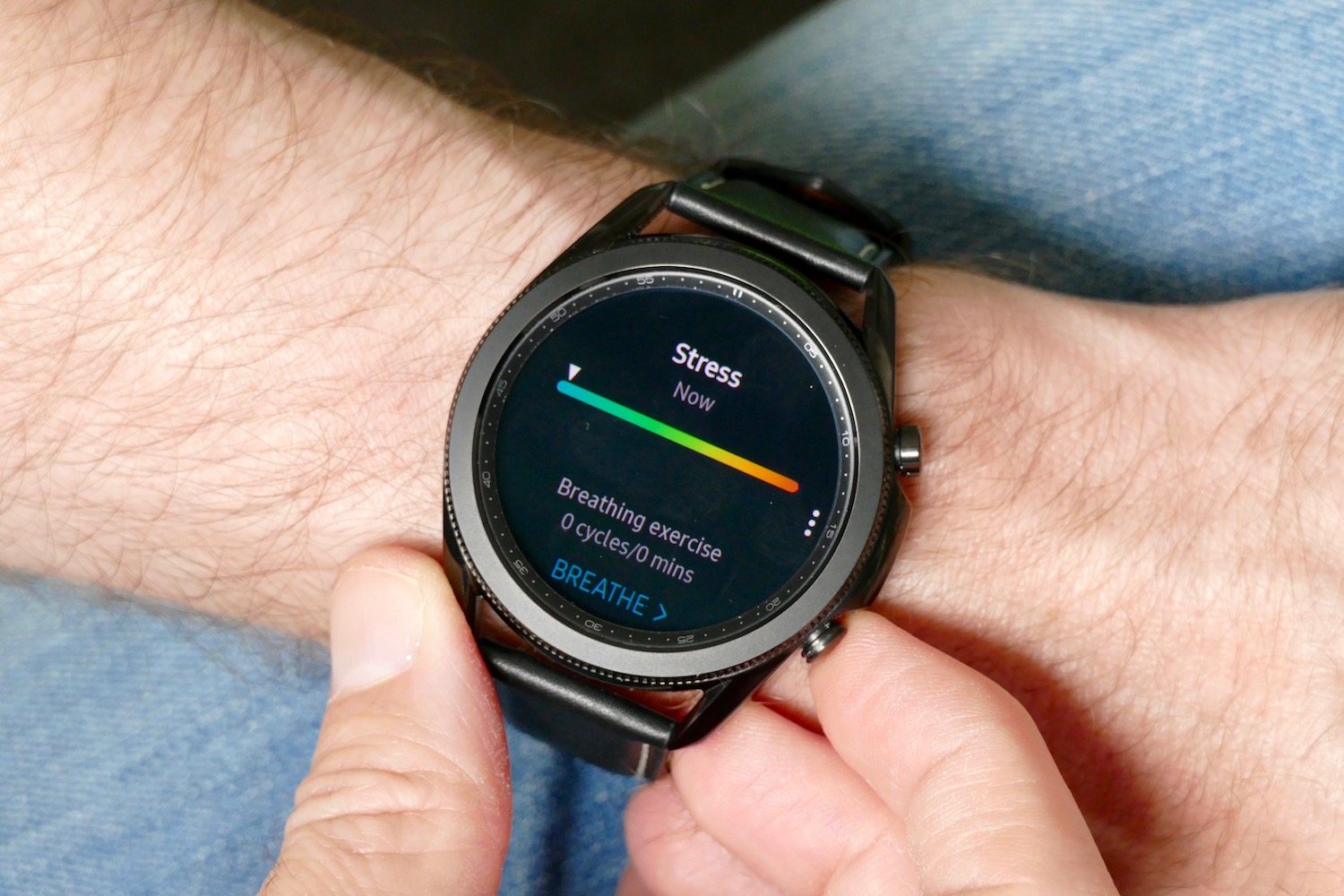 samsung galaxy watch 3 review stress